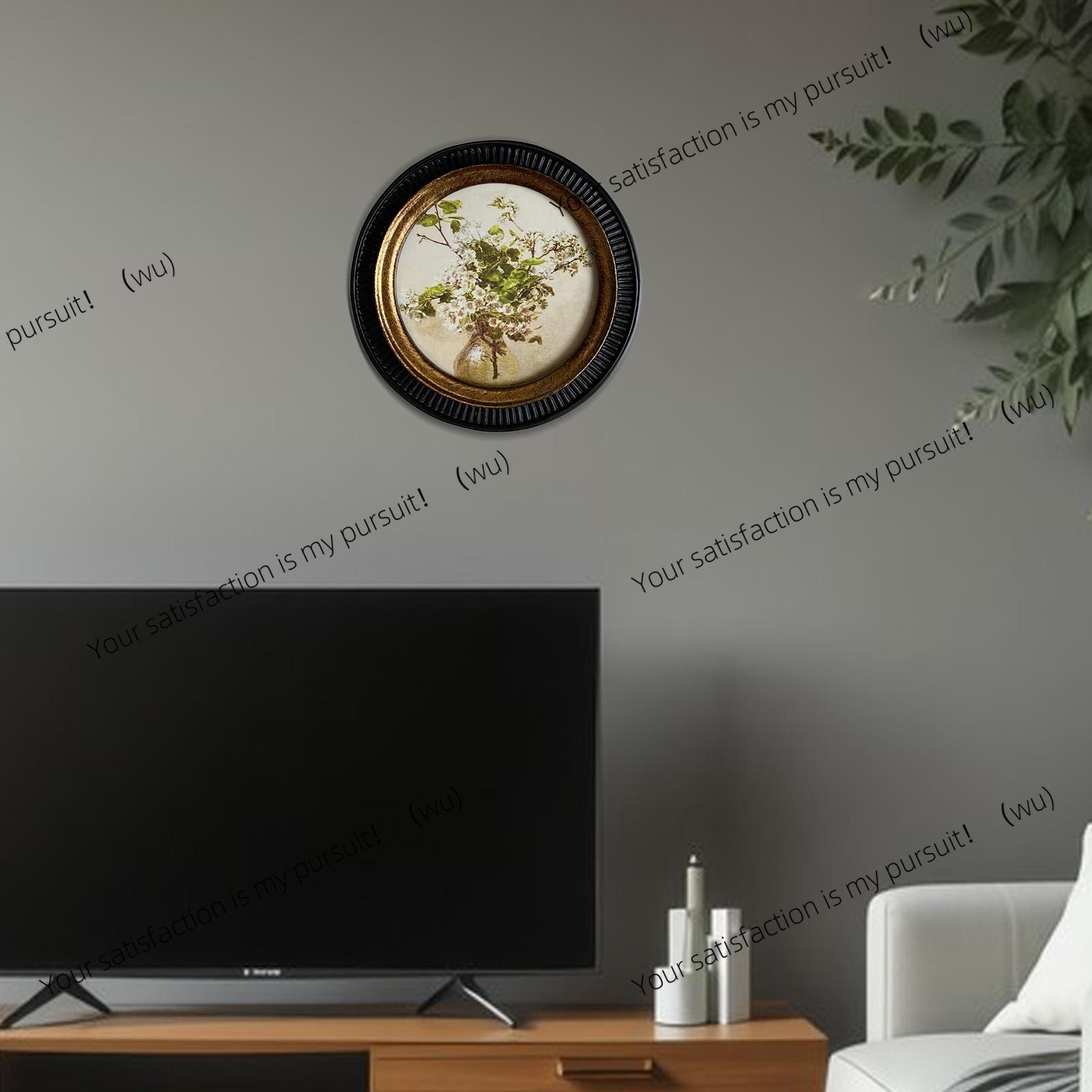Resin Art Ideas With Pictures - Runder Bilderrahmen, geprägte Fotogalerie, Kunst, Vintage-Stil,