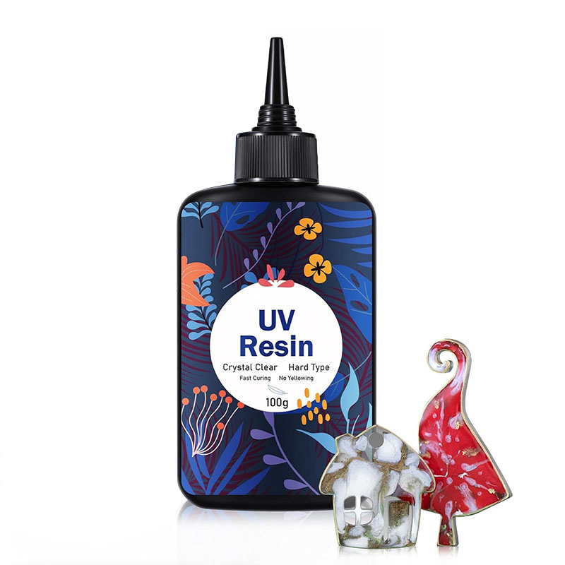 Resin Art Epoxy - 1 Stück 100G verbessertes UV-Harz-Set, hartes