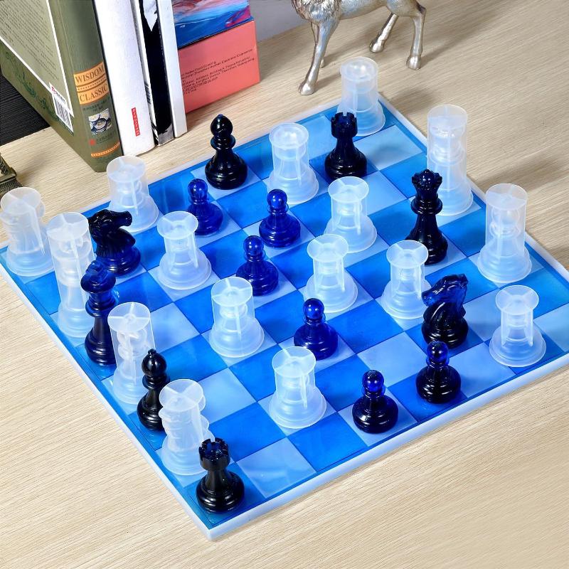 Harz-Schachspiel-Form mit Scha – Resin Art Guide Bewertung und Preis