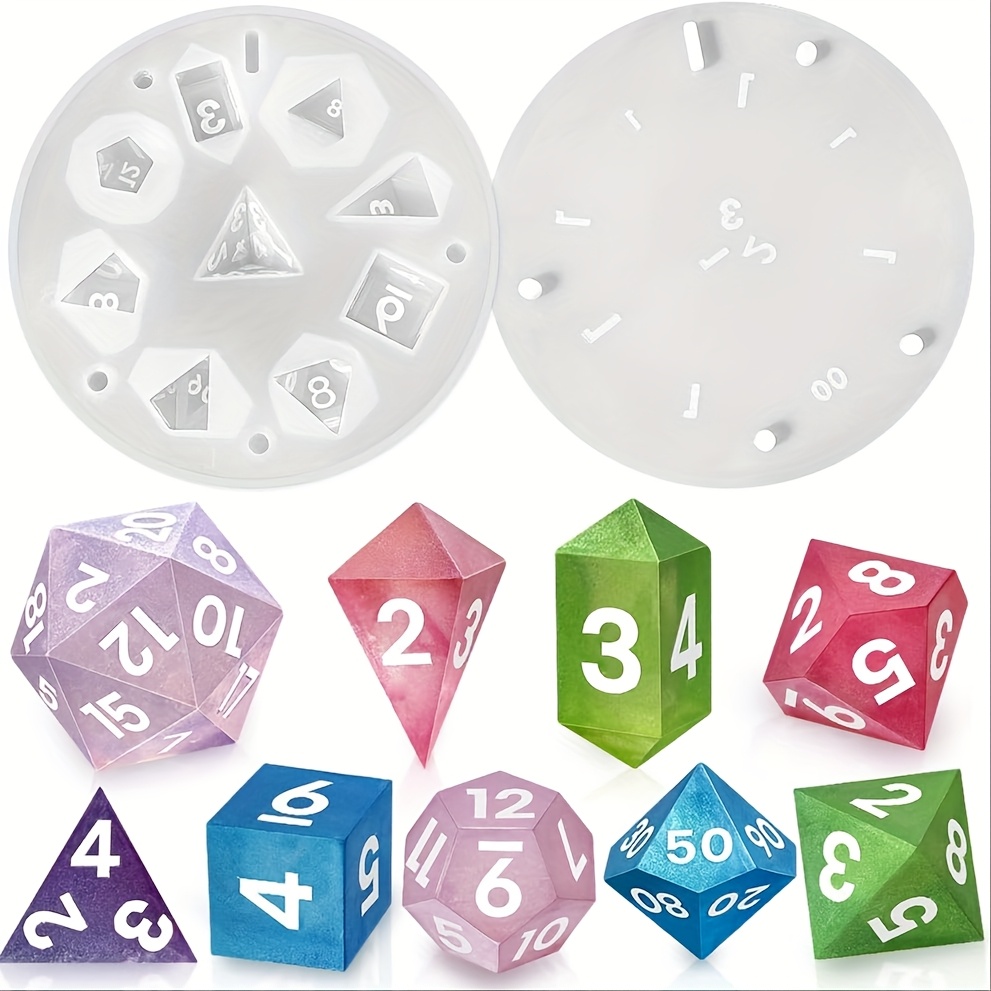 1 Satz Silikonharz-Gussformen, – Resin Art Guide Bewertung und Preis