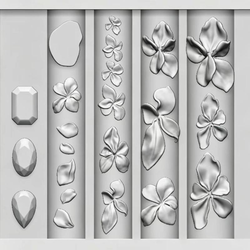 Silikon-Blumen- und Edelsteinf – Resin Art Easy Bewertung und Preis