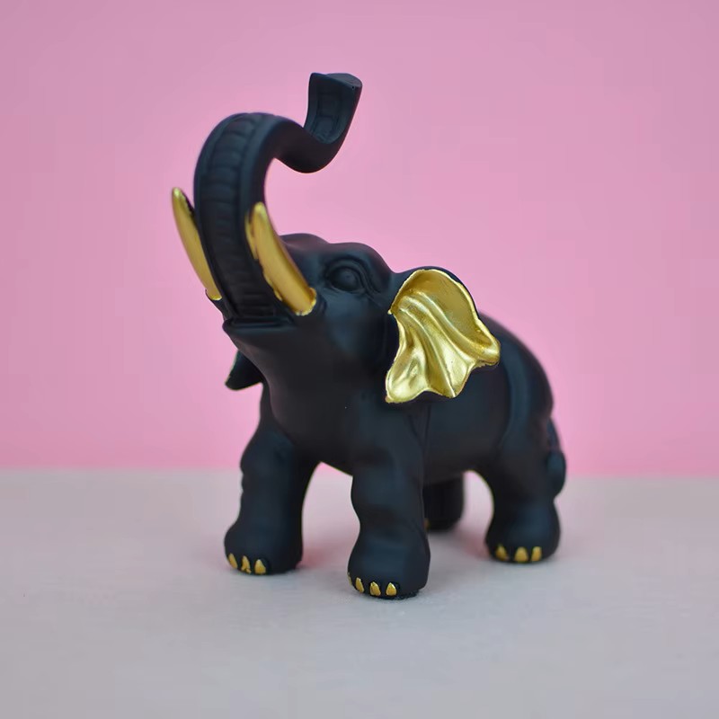 1-teilige Glückselefant-Statue – Resin Art Decoration Items Bewertung und Preis