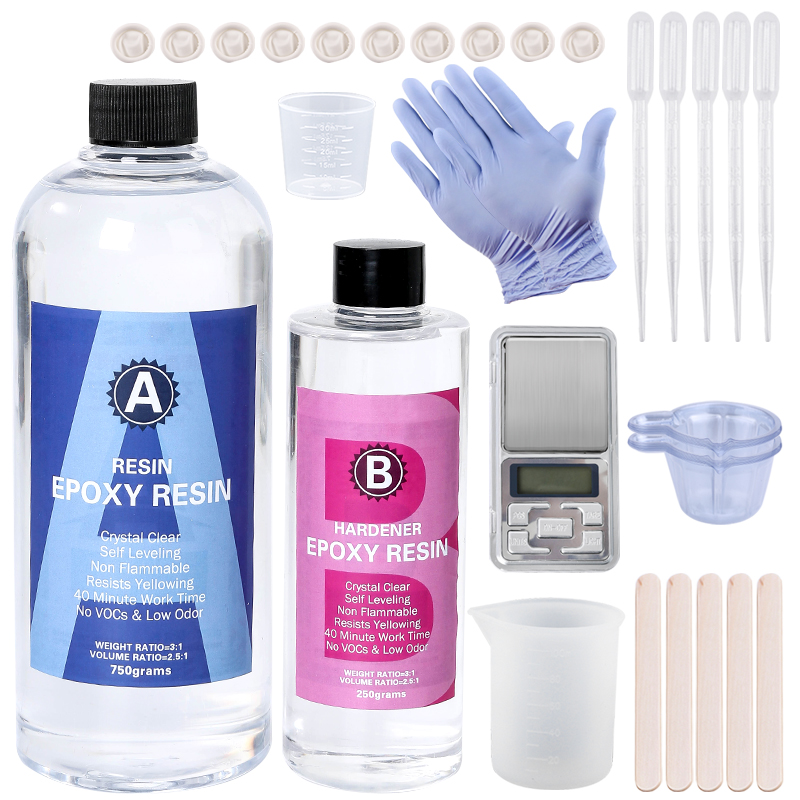 Epoxidharz-Set, kristallklar,  – Resin Art Easy Bewertung und Preis