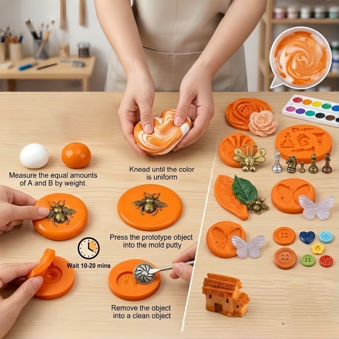 Silikonknetmasse DIY-Bastelset – Resin Art Guide Bewertung und Preis
