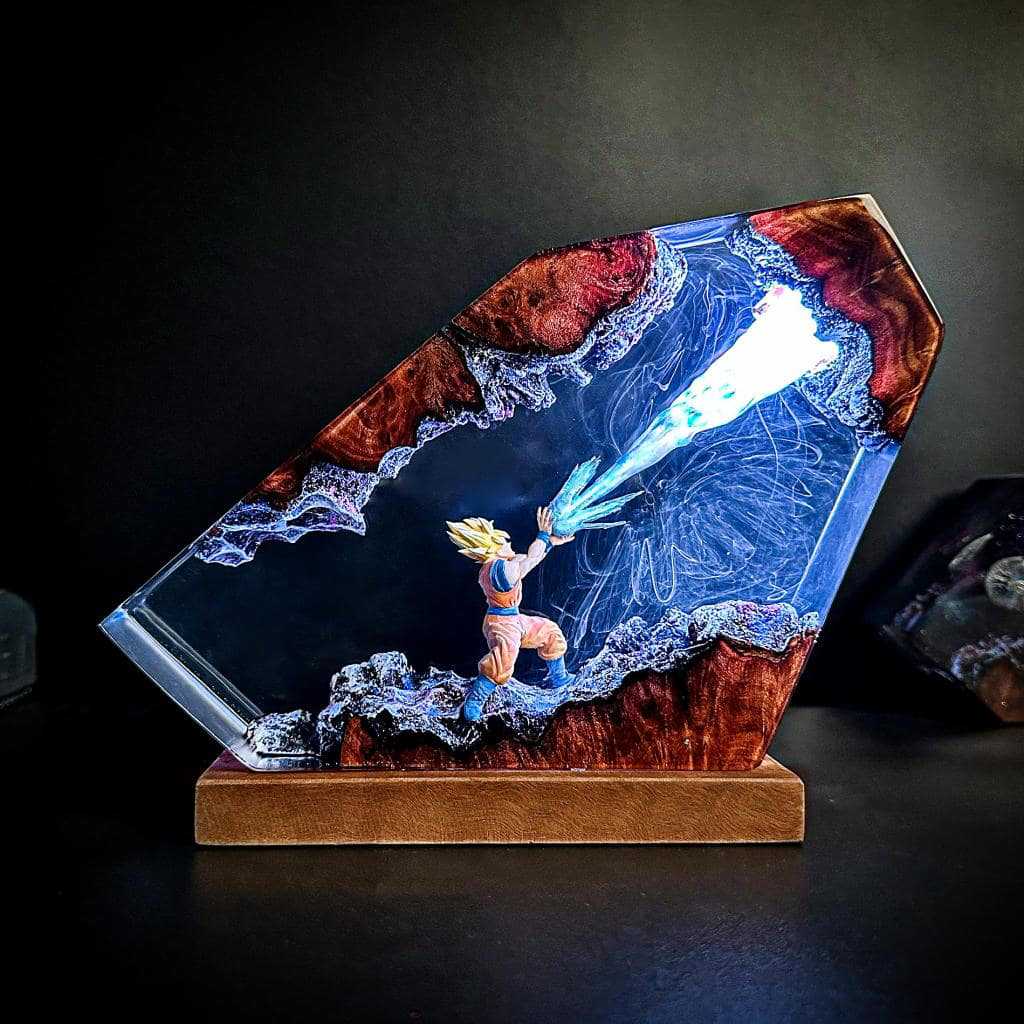 Goku Kamehameha LED-Nachtlicht – Resin Art Goku Bewertung und Preis