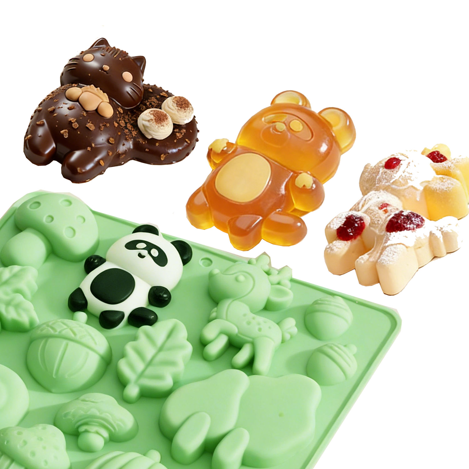 1 Silikon-Kuchenform in Tierfo – Resin Art Things Bewertung und Preis