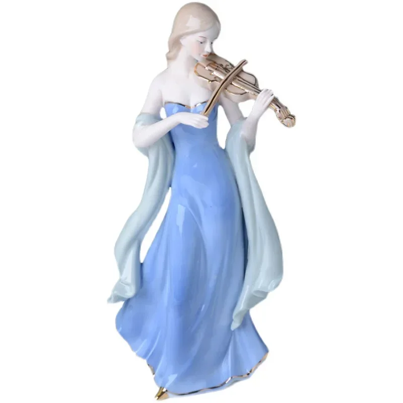 Chinesische Geigenmädchen Kera – Resin Art Decoration Items Bewertung und Preis