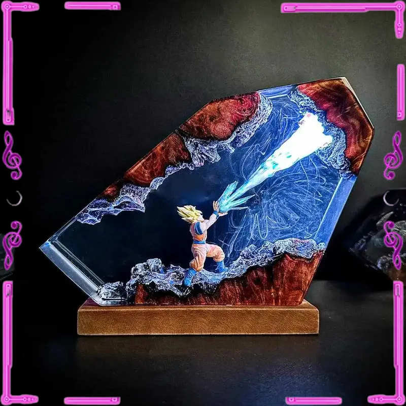 Goku Kamehameha Epoxidharz LED – Resin Art Goku Bewertung und Preis